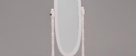 cheval mirror white $56